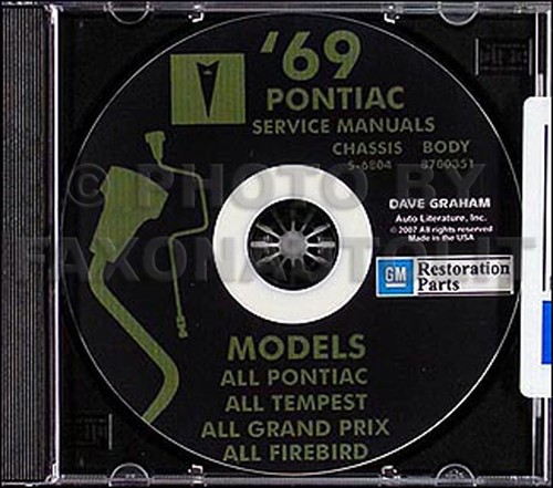 1969 pontiac shop manual - 1969, and