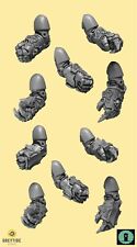 Blood Angels Power Fists x 5 -  MULTILISTING - Greytide Studio - Crimson Lords