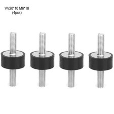 4pcs M6 Rubber Mounts Male