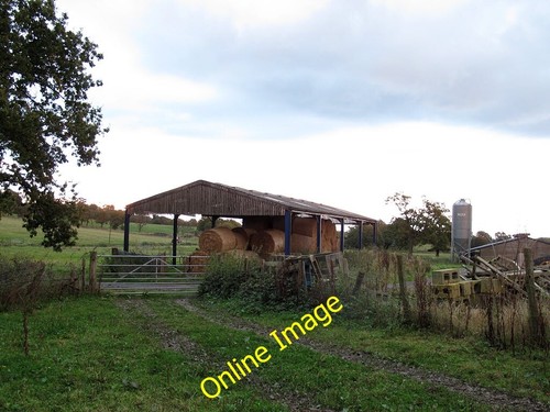 Photo 6x4 hay barn - hay, at