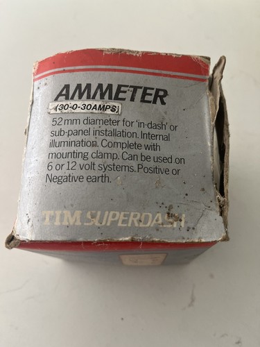 Ammeter amps - 30-0-30,