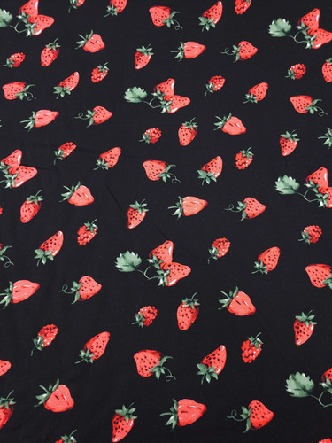 Strawberry raspberry viscose - strawberry/raspberry,