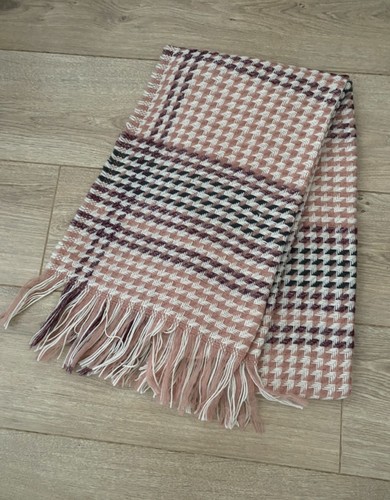 Pink checkered scarf from - scarf,