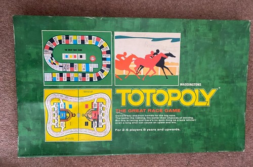 Vintage totopoly board game - totopoly,