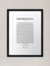 Desiderata, Max Ehrmann -