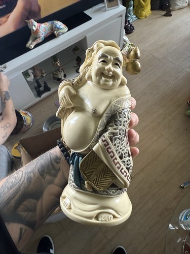 Vinted resin laughing buddha - vinted,