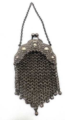 Antique mini chain mail - chain, metal