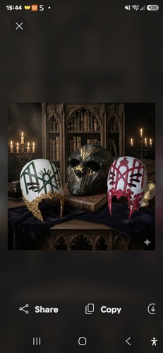 Sleeptoken inspired mask - mask, trio
