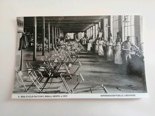 Postcard bsa cycle - bsa,