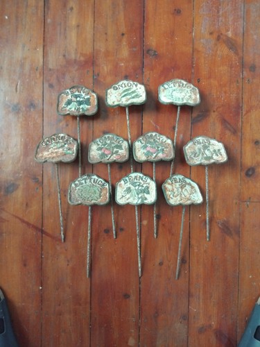 Vintage cast iron vegetable - cast,