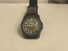 TIMEX EXPEDITION INDIGLO 50M QUARTZ-PLASTIC CASE-NEAR MINT-IN F.W.O-NEW BATTERY