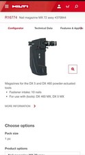 Hilti X5-460 MX72 Nail Gun