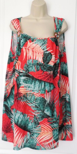 Bonmarche ladies red palm - bonmarche,