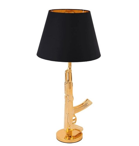Gun table lamp - gun,