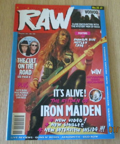 Raw heavy metal magazine - metal, #32