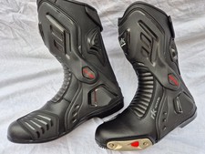 motorcycle sports boots by RK sports UK8 US9 EUR42 NEW.