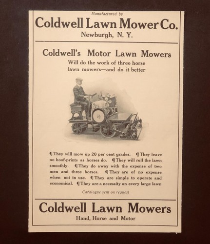 Coldwell lawn mower - lawn,