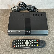 Clarity Freeview Set-Top TV Box | CDVB1 | Black | Small Form Factor | SCART