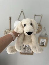 Tesco dog cream black button - dog,