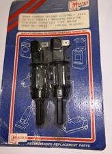 2 Washing Machine Carbon Brushes for Indesit 7/8 Pin Long Leg Type Motor CAR44