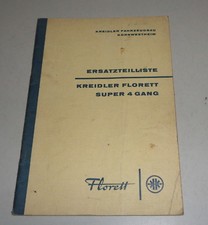 Parts Catalog/Spare Parts List