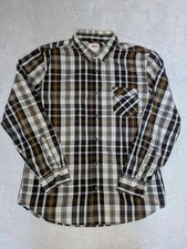 Levi’s Plaid Flannel Shirt Men’s Large Long Sleeve Cotton Check Casual 