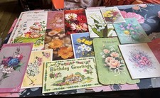 Job Lot 13 Vintage Greeting Cards All Occasions  1960’s & 1970’s All Written In