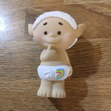Very Rare Cloudbabies Bobo White Figurine 3" Tall From Cloudland Play Set 2011