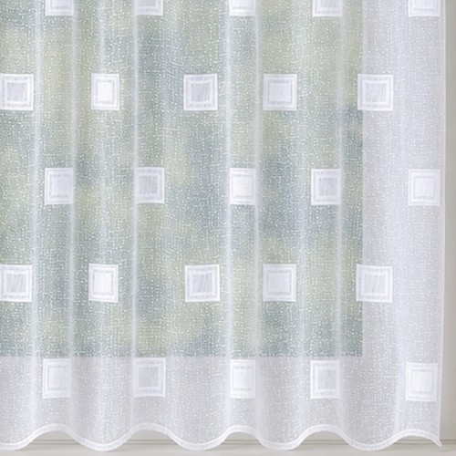 White lace net curtains - net, sold