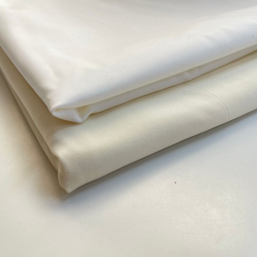 Lycra fabric white cream - white, /