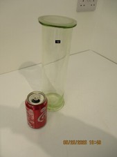 (No 12)  BIG VINTAGE MUSEUM JAR WITH LID {GREEN TINGE - EARLY EXAMPLE}