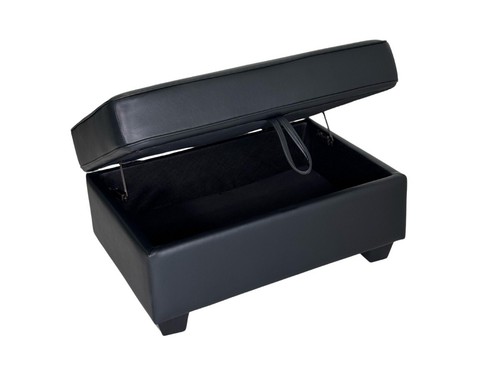 Black luxury leather large - leather,