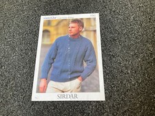 Sirdar 5362 Wash N Wear Crepe DK Mens Pullover Sweater Pattern 36-44”