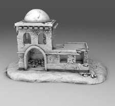 Wargaming Terrain Arab Building 1 with Scenic Base Various Scales Historical Wa