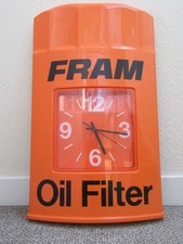 Vintage Fram Oil Filters Clock