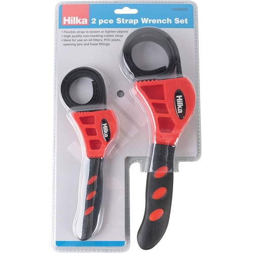 Hilka 2pc strap wrench set - hilka,