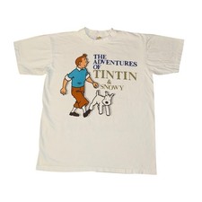 Vintage Tintin T Shirt Size L