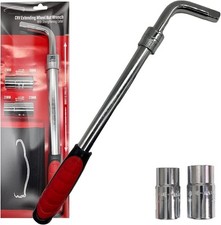 Xtremeauto Heavy Duty Car Wheel Wrench - Wheel Brace for Car, Telescopic Lug Nu