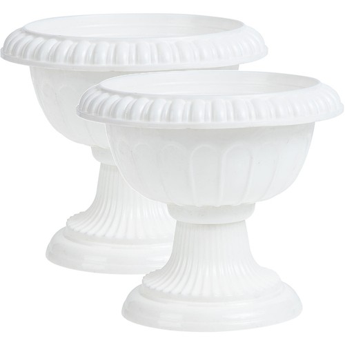 2pcs plastic flower pot - pot, garden