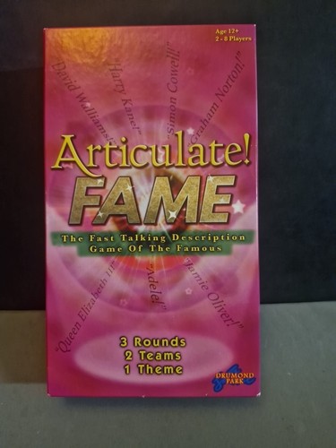 Articulate fame boardgame - fame,