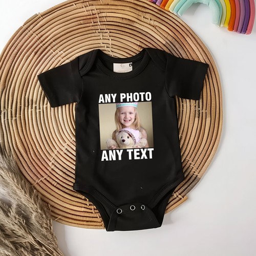 Personalised custom baby grow - personalised,