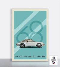 1968 Porsche 911 Car paper