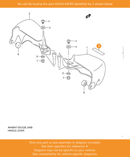 Suzuki tape 45516 - tape,, 45516-42f00