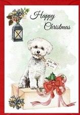 Bichon Frise Dog Christmas