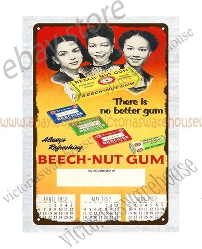 1952 beech nut - 1952, gum