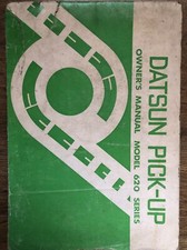 1977 Datsun Pickup Truck Owners Manual 620 Owner Guide Book OEM Original