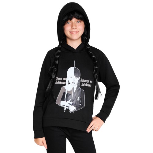Wednesday kids boys hoodie - kids,