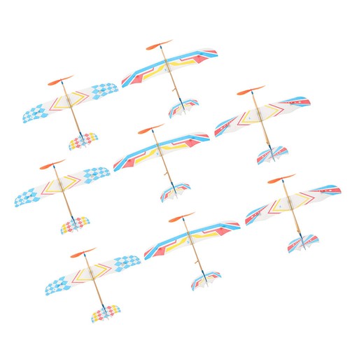 8pcs simple airplane model - airplane,