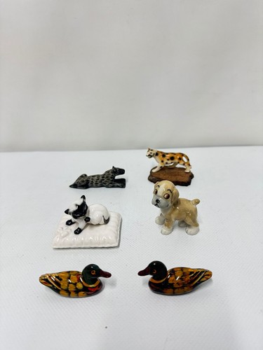 Vintage mini animal figurines - mini,