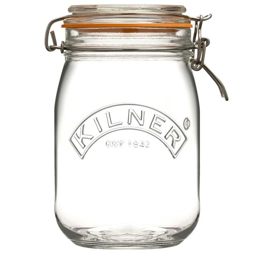 Kilner clip top round glass - round,